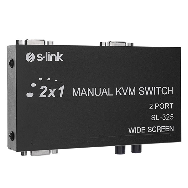 resimler/genel/S-LINK 2port SL-325 VGA+PS2 1.8m M/M Kablolu Manuel Kvm Switch