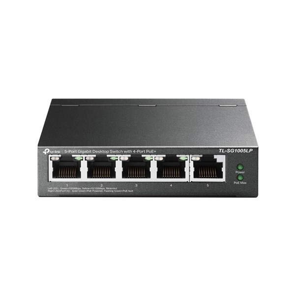 resimler/genel/TP-LINK 5port TL-SG1005LP Gigabit 4port PoE 47.5w Yönetilemez Switch