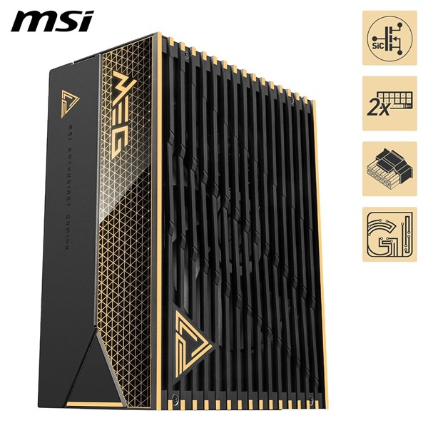 resimler/genel/MSI 1600W 80+ TITANIUM MEG AI1600T PCIE 5.1 TAM MODÜLER POWER SUPPLY