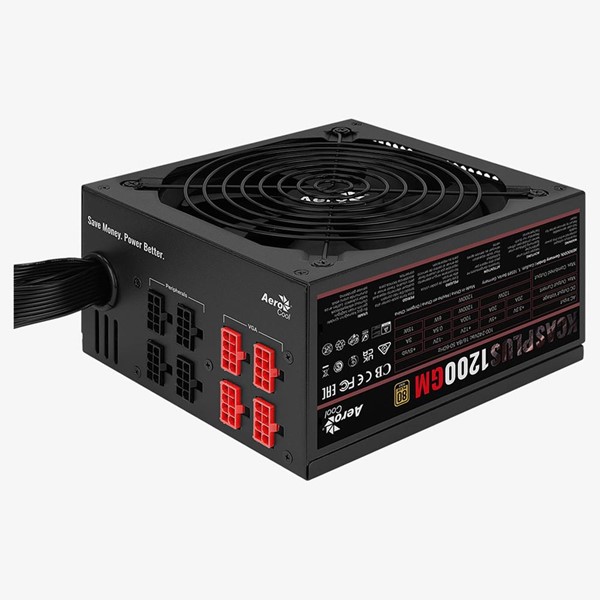 resimler/genel/AEROCOOL 1200W 80+ GOLD KCAS PLUS AE-KCASP1200GM Yarı Modüler Power Supply