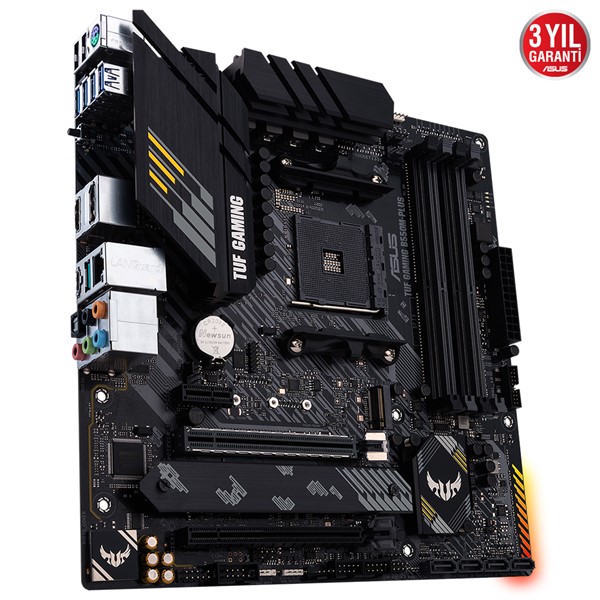resimler/genel/ASUS TUF B550M-PLUS GAMING DDR4 HDMI DP PCIe 16X v4.0 AM4 mATX
