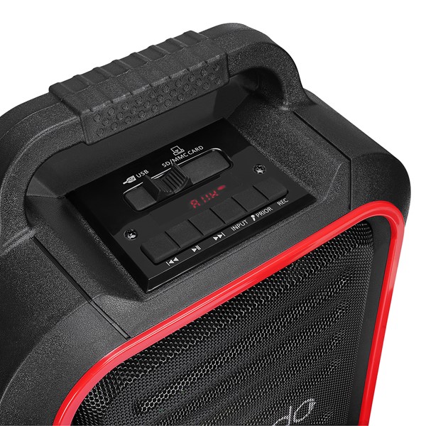 resimler/genel/Mikado MD-116BT 15W El ve Kafa Mikrofonlu USB/SD Bluetooth'lu Toplantı-Parti Hoparlör