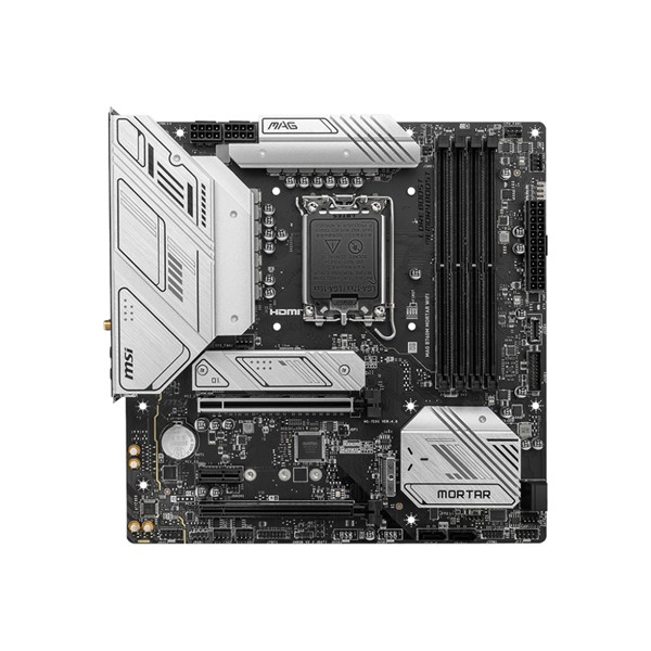 resimler/genel/MSI MAG B760M MORTAR WIFI DDR5 HDMI DP PCIe 16X v5.0 1700p mATX