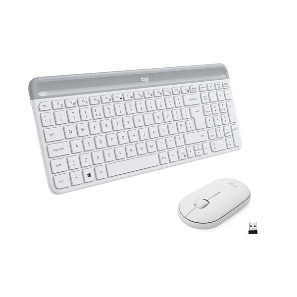 resimler/genel/LOGITECH MK470 Kablosuz Q Trk Beyaz Multimedya Klavye - Mouse Set 920-009436