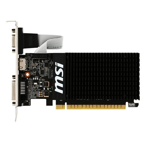 resimler/genel/MSI GT710 2GB 2GD3H-LP DDR3 64bit HDMI DVI PCIe 16X v2.0 Low Profile,Fansız