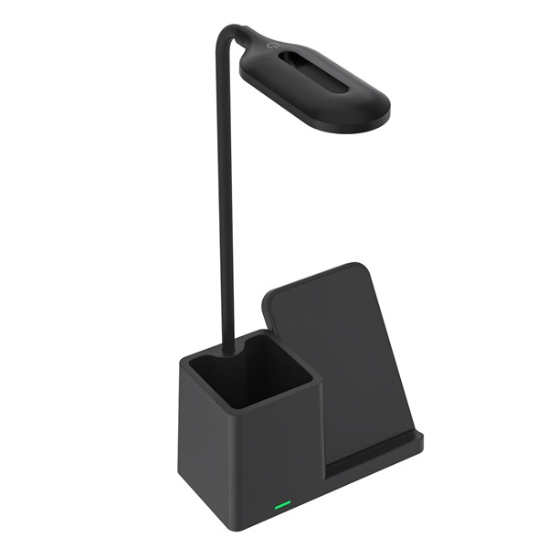 resimler/genel/S-LINK SL-M9054 Siyah TypeC 15W Kablosuz Şarj Cihazı Kalemlikli Masa Lambası