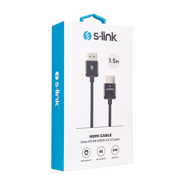 resimler/genel/S-link Swapp SW-HD1 HDMI TO HDMI 1.5m Siyah 2.0 Ver Real3D 2160P 4K Ultra DH Kablo