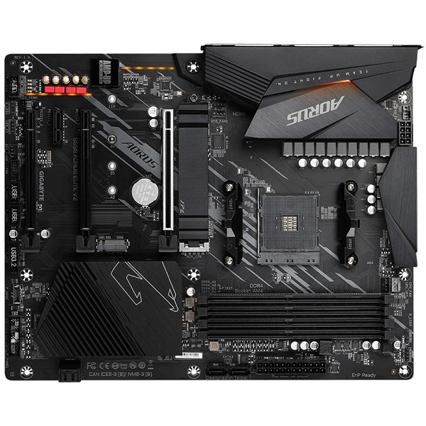 resimler/genel/GIGABYTE B550 AORUS ELITE v2 DDR4 HDMI DP PCIe 16X v4.0 AM4 ATX