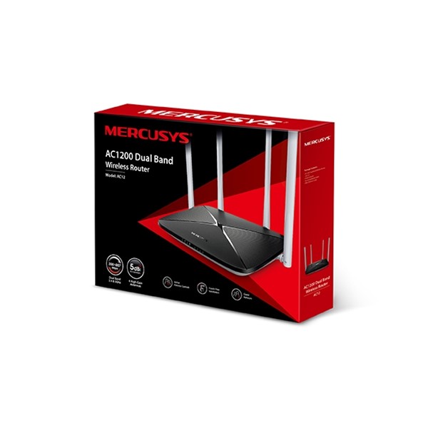 resimler/genel/MERCUSYS AC12 AC1200 Dual Band EV Ofis Tipi Router