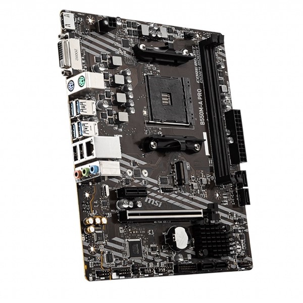 resimler/genel/MSI B550M-A PRO DDR4 M2 PCIe NVME HDMI DVI PCIe 16X v4.0 AM4 mATX