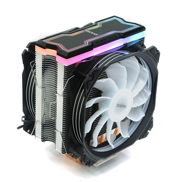 resimler/genel/DARK FREEZER X129 DKCCX129 RGB Hava Soğutmalı AM5-1700p Dual Fan İşlemci Fanı