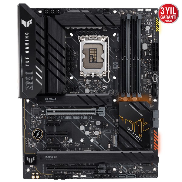 resimler/genel/ASUS TUF Z690-PLUS GAMING WIFI D4 DDR4 M2 PCIe NVME HDMI DP PCIe 16X v4.0 1700p ATX