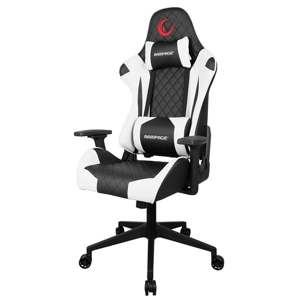 resimler/genel/Rampage KL-R40 Throne Serisi Siyah/Beyaz Oyuncu Koltuğu
