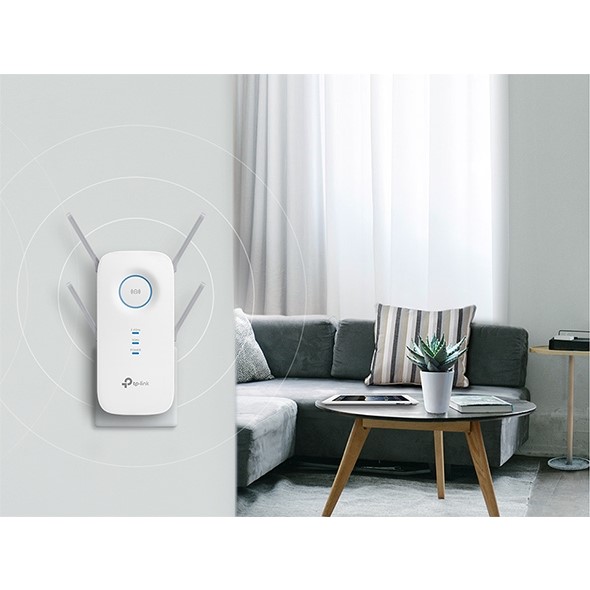 TP-LINK RE600 AC2600 Dual Band Menzil Genişletici Priz Tİp