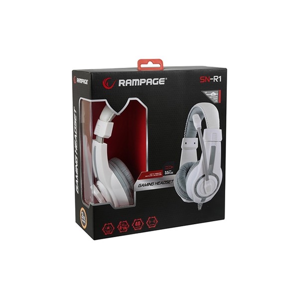 resimler/genel/RAMPAGE SN-R1 Stereo 3.5mm Jack Beyaz-Gri Gaming Mikrofonlu Kulaklık