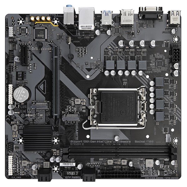 resimler/genel/GIGABYTE B760M E DDR5 HDMI-DP PCIE 4.0 1700P mATX