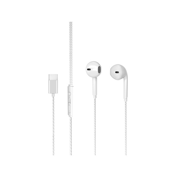 resimler/genel/LENOVO LECOO EH104C-W Stereo Type-C Beyaz Kulak İçi Mikrofonlu Kulaklık
