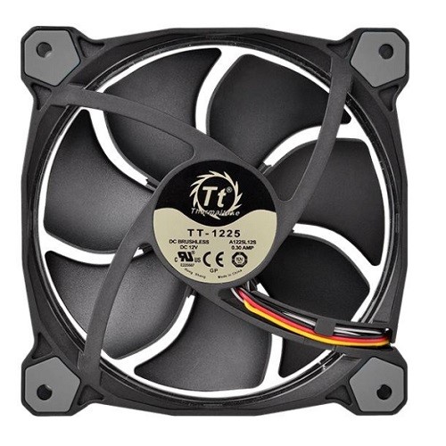 resimler/genel/THERMALTAKE 120mm Riing 12 LED CL-F042-PL12SW-A 3pin Siyah KASA FANI