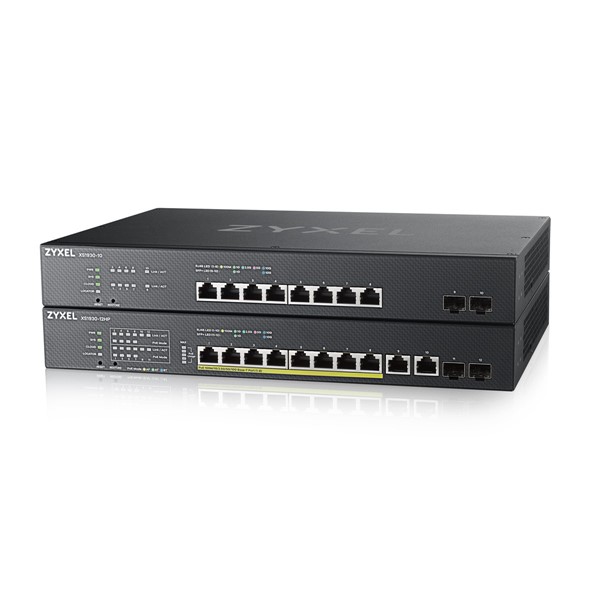 resimler/genel/Zyxel Nebula Xs1930-12Hp 8 Port Multı-Gıgabıt Smart Managed Hybrıd Upoe Swıtch (375 Watt)