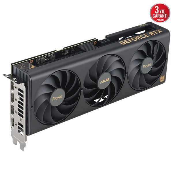 resimler/genel/ASUS RTX4060TI 16GB PROART RTX4060TI-O16G GDDR6 128bit HDMI DP PCIe 16X v4.0	
