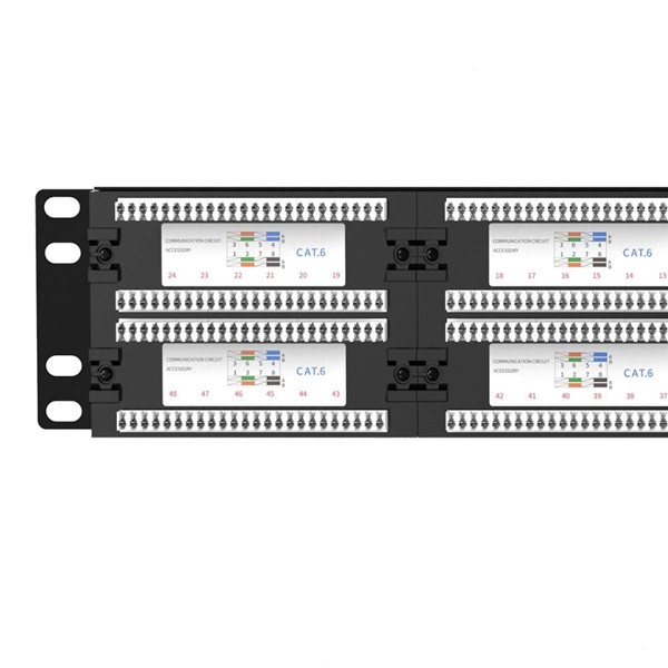 resimler/genel/ODS 2U 48port Cat6 Utp Bakır Patch Panel PP-UCS-2548