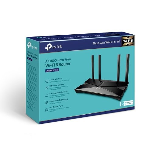 resimler/genel/TP-LINK ARCHER AX10 1500mbps AX1500 Dual Band EV Ofis Tipi Gaming Router