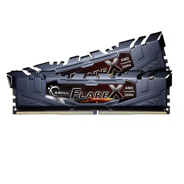 resimler/genel/GSKILL 16GB (2X 8GB) DDR4 3200MHZ CL16 DUAL KIT PC RAM FLARE X F4-3200C16D-16GFX (AMD UYUMLU)
