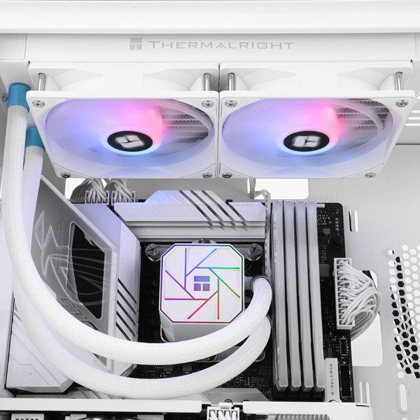 THERMALRIGHT 240MM AQUA ELITE 240 V3 ARGB AM5-1700P SIVI SOĞUTMALI İŞLEMCİ FANI BEYAZ