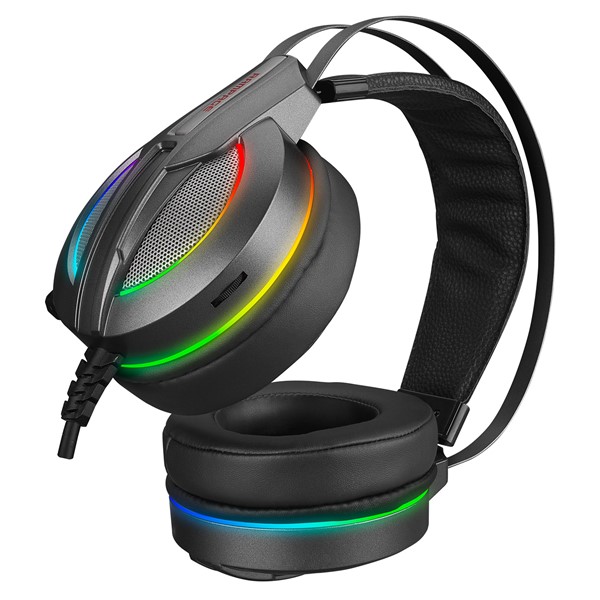 resimler/genel/Rampage RM-K6 STARK USB 7.1 Double RGB Efekt Metalik Gri Surround Gaming Oyuncu Mikrofonlu Kulaklık