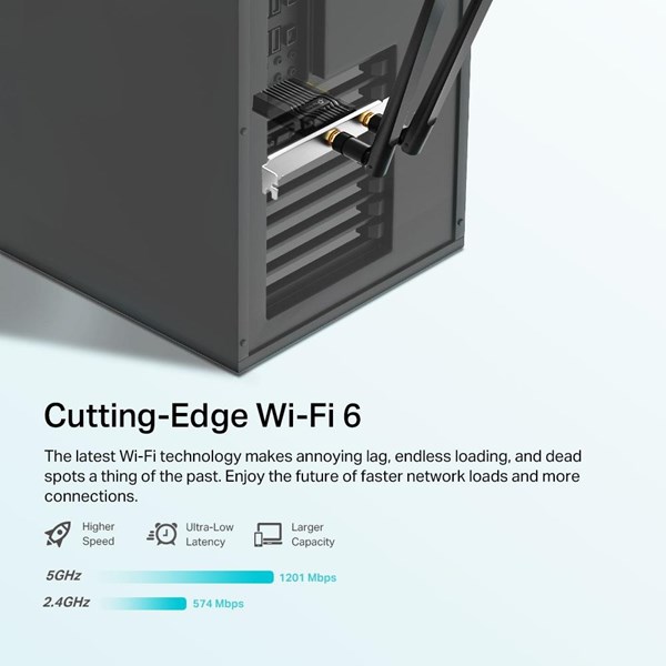 resimler/genel/TP-LINK ARCHER TX20E AX1800 Wi-Fi 6 Bluetooth 5.2 PCIe Kablosuz Ağ Adaptörü