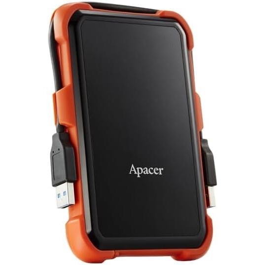 APACER 1TB AC630 AP1TBAC630T-1 USB 3.1 Askeri Sınıf Darbeye Dayanıklı Taşınabilir Disk Turuncu 