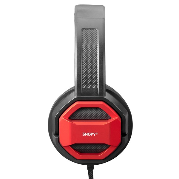 resimler/genel/Snopy SN-101 BONNY Kırmızı PC&Telefon Mikrofonlu Kulaklık