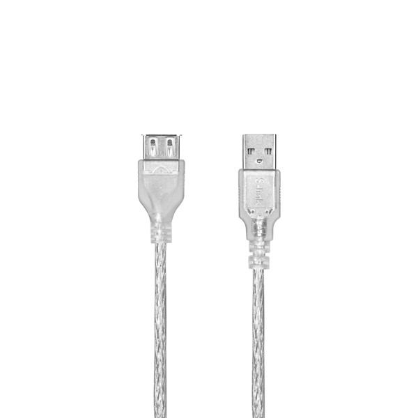 resimler/genel/S-link SL-AF2015 Usb2.0 1.5m Şeffaf Uzatma Kablo