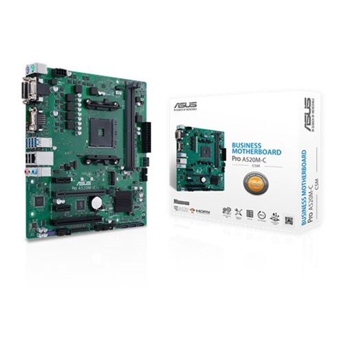 resimler/genel/ASUS PRO A520M-C/CSM DDR4 HDMI-DVI PCIE 4.0 AM4 mATX KURUMSAL ANAKART