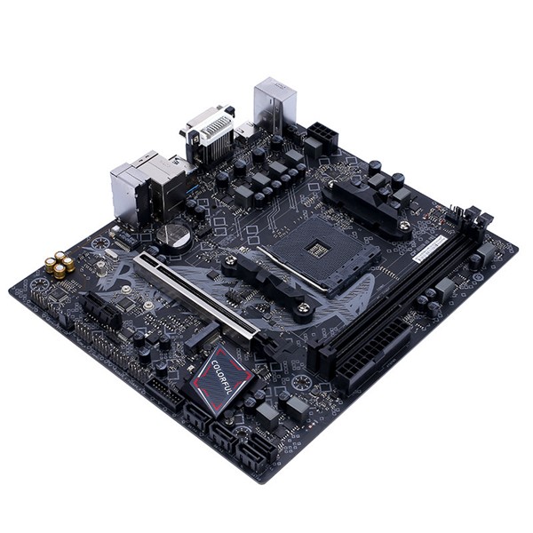 resimler/genel/COLORFUL BATTLE-AX B550M-HD PRO V14 DDR4 HDMI DVI PCIe 16X v4.0 AM4 mATX