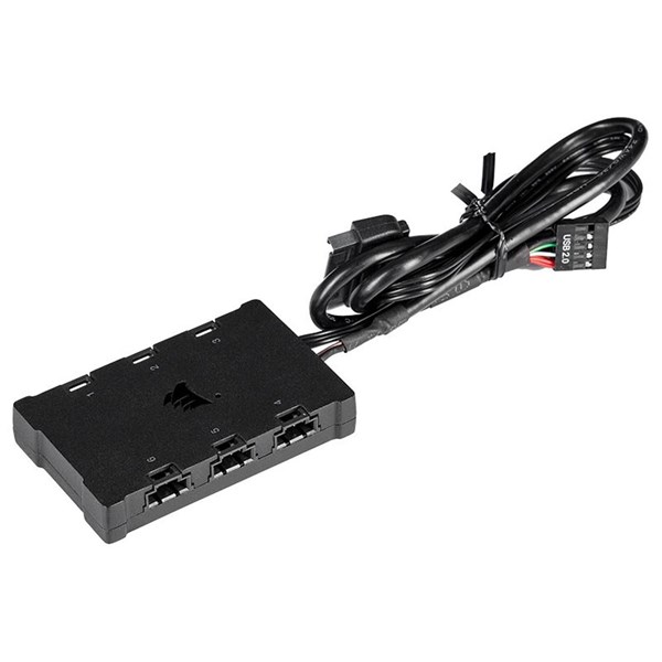 resimler/genel/CORSAIR QL140-2 CO-9050106-Ww 14CM RGB KASA FANI+KONTROL ÜNİTELİ 2-Lİ PAKET BEYAZ