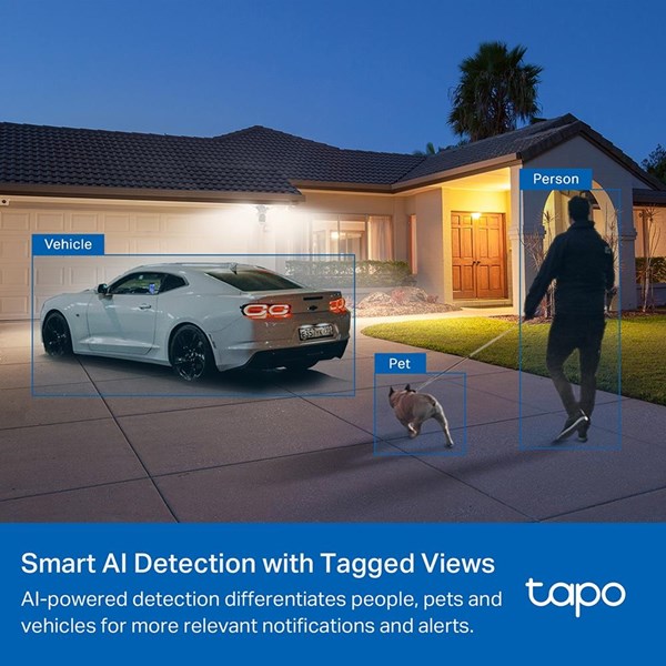 TP-LINK 4MP TAPO C720 IP Akıllı Projektor Kamera