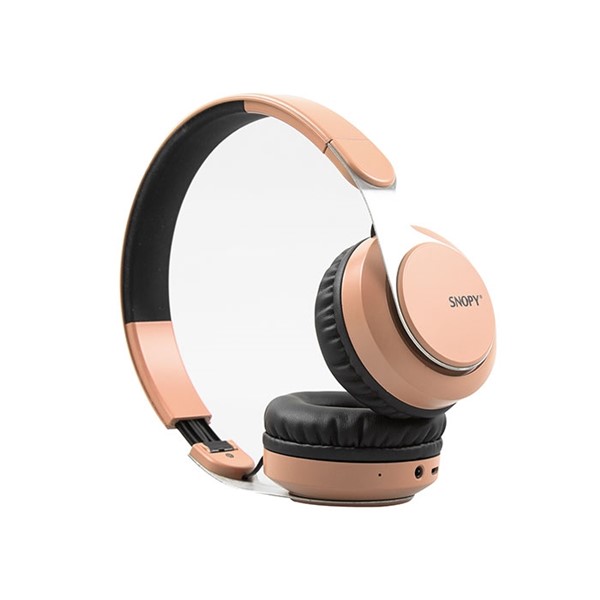 resimler/genel/Snopy SN-34BT COSY Rose Gold Mobil Telefon Uyumlu Bluetooth Kablosuz Mikrofonlu Kulaklık