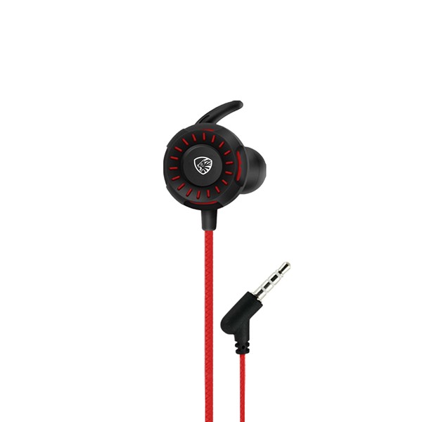 resimler/genel/Hytech HY-GK1 3,5 Oyuncu Esnek Mikrofonlu Kırmızı Kulakiçi Kulaklık