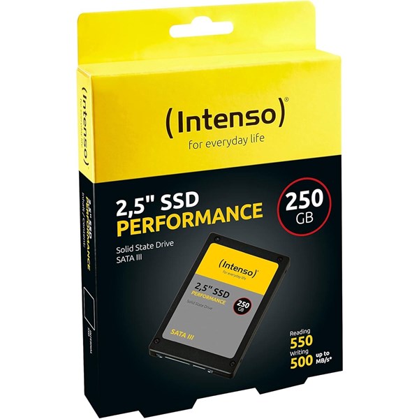 INTENSO 250GB 3814440 550- 500MB/s SATA-3 SSD