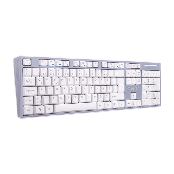 resimler/genel/Everest KM-6063 Beyaz/Gri Kablosuz Q Multimedia Klavye + Mouse Set