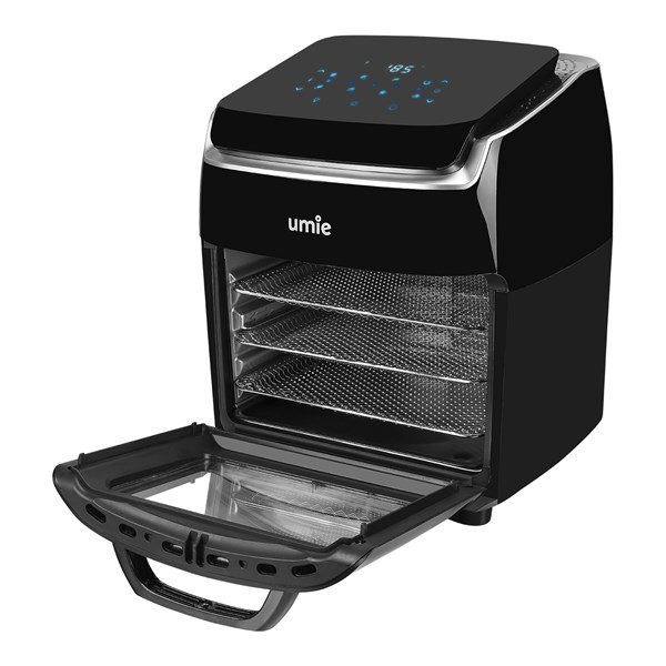 resimler/genel/UMIE AF12 Advence Pro XXL 12L Siyah COMBO LED Dijital Göstergeli Oven Airfryer/Fritöz
