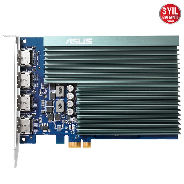resimler/genel/ASUS GT730 2GB 4H-SL-2GD5 GDDR5 64bit 4X HDMI PCIe 16X v2.0 Fansız