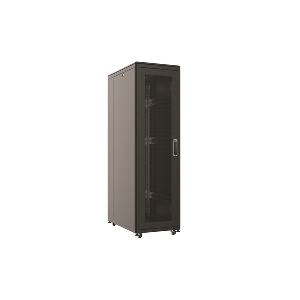 resimler/genel/AGER 16U 600x800mm Dikili Tip Siyah Kabinet Vega AG-VG16U6080S1 Cam Kapak