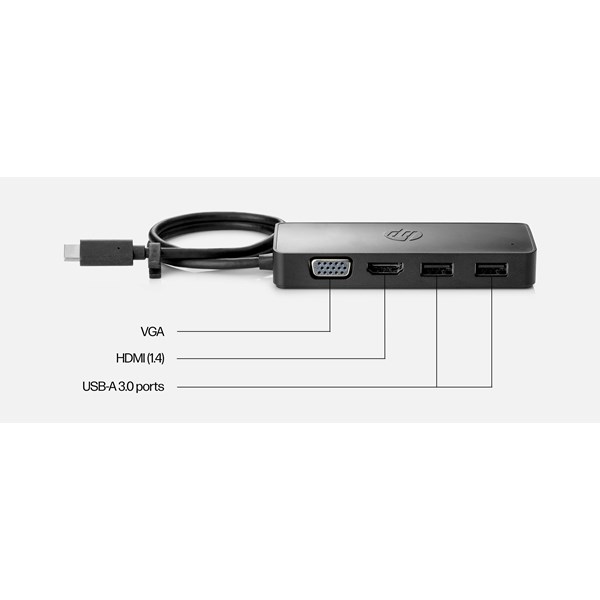 resimler/genel/HP Travel Usb Type-C Hub (235N8AA)