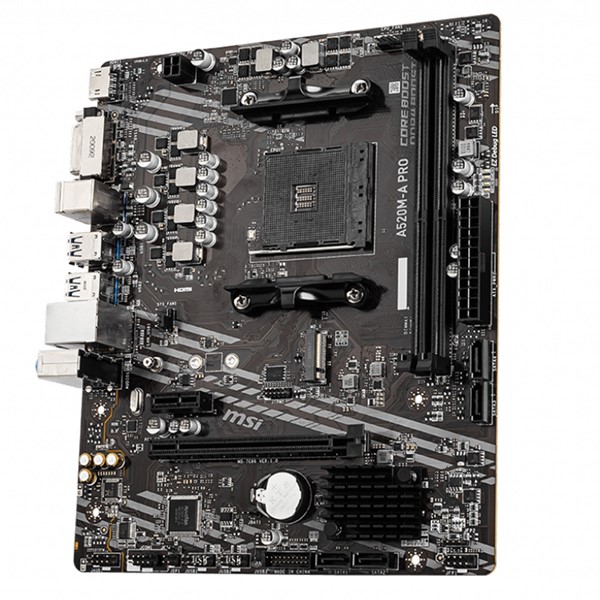 resimler/genel/MSI A520M-A PRO DDR4 M2 PCIe NVME HDMI DVI PCIe 16X v3.0 AM4 mATX