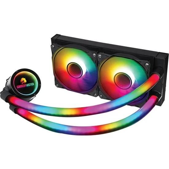 resimler/genel/GAMEBOOSTER 240mm INFINITY 240BE ARGB Sıvı Soğutmalı AM5-1700p İşlemci Fanı