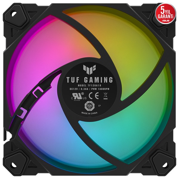 resimler/genel/Asus Tuf Tf120 Soğutucu Kasa Radyatör Fanı Adreslenebilir Argb 120Mm 3 In 1