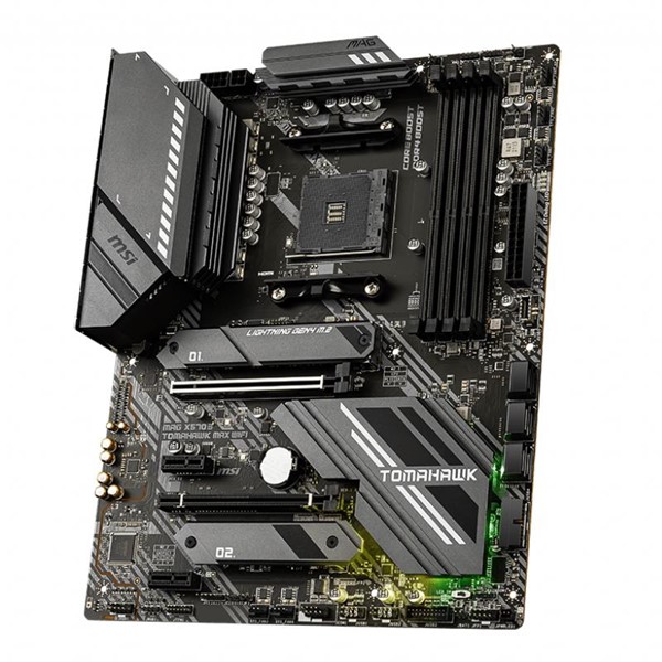 resimler/genel/MSI MAG X570S TOMAHAWK MAX WIFI DDR4 M2 PCIe NVME HDMI PCIe 16X v4.0 AM4 ATX