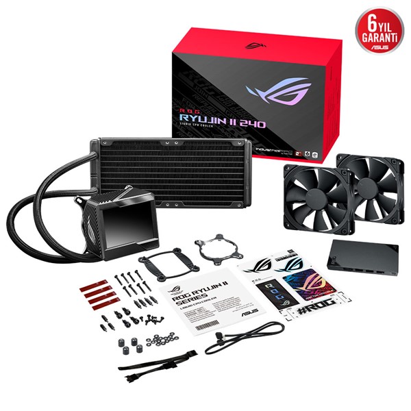 resimler/genel/ASUS 240MM ROG RYUJIN 240 OLED NOCTUA AM5-1700P SIVI SOĞUTMALI İŞLEMCİ FANI